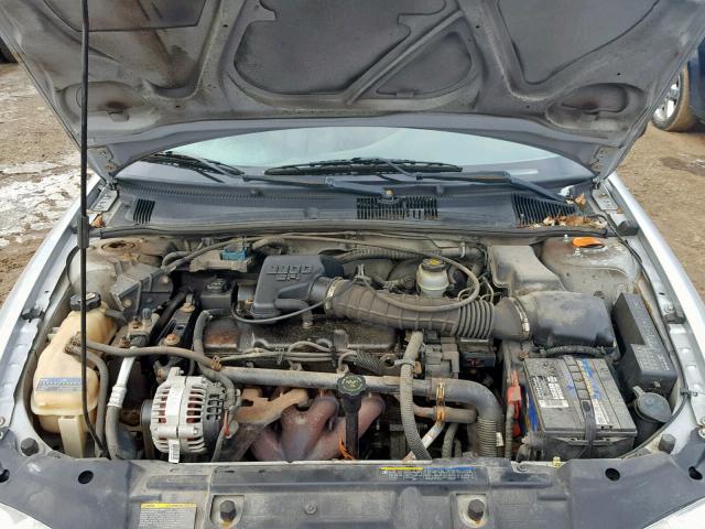 1G1JC524427443313 - 2002 CHEVROLET CAVALIER B SILVER photo 7