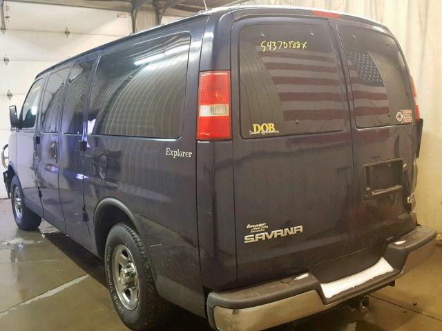 1GDFG15T751255448 - 2005 GMC SAVANA RV BLUE photo 3