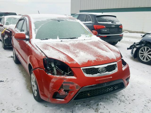 KNADH4A37B6737302 - 2011 KIA RIO BASE RED photo 1