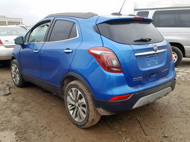 KL4CJASB0HB157777 - 2017 BUICK ENCORE PRE BLUE photo 3