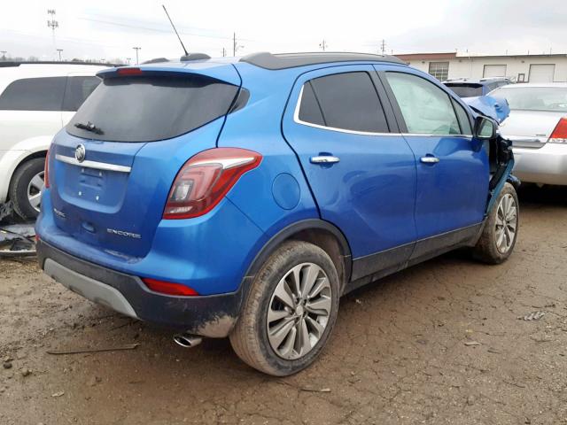 KL4CJASB0HB157777 - 2017 BUICK ENCORE PRE BLUE photo 4