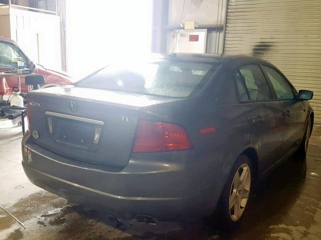 19UUA66254A012544 - 2004 ACURA TL GRAY photo 4