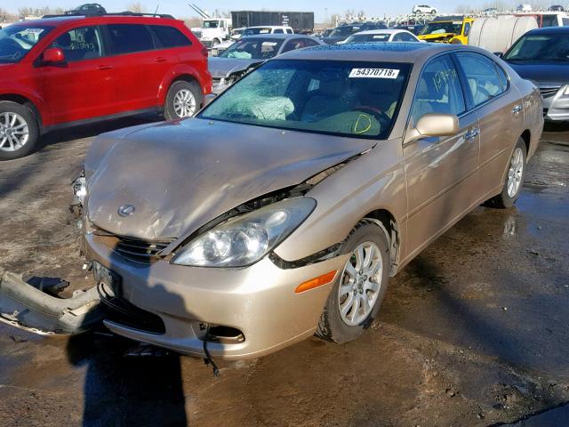 JTHBF30G220083759 - 2002 LEXUS ES 300 GOLD photo 2