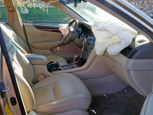 JTHBF30G220083759 - 2002 LEXUS ES 300 GOLD photo 5