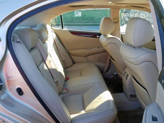 JTHBF30G220083759 - 2002 LEXUS ES 300 GOLD photo 6