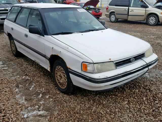 4S4BJ63CXM7906678 - 1991 SUBARU LEGACY L WHITE photo 1