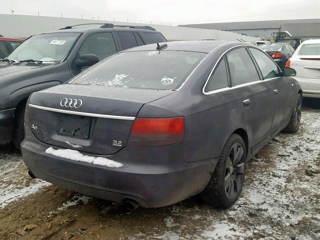 WAUDG74F75N118350 - 2005 AUDI A6 3.2 QUA BLACK photo 4