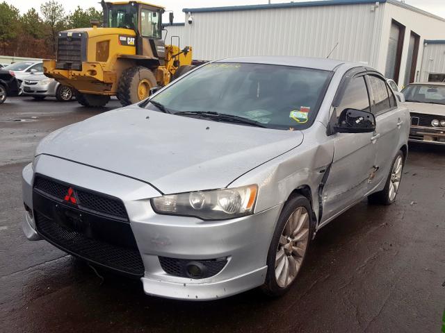 JA3AU16U48U043901 - 2008 MITSUBISHI LANCER DE SILVER photo 2