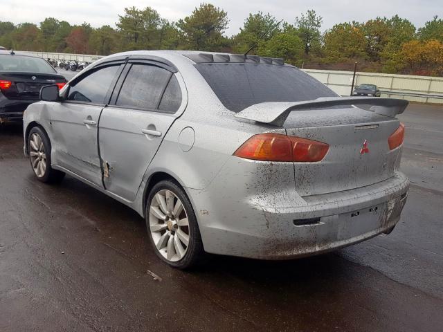 JA3AU16U48U043901 - 2008 MITSUBISHI LANCER DE SILVER photo 3