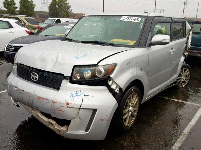 JTLKE50E081015935 - 2008 TOYOTA SCION XB Күміс фото 2