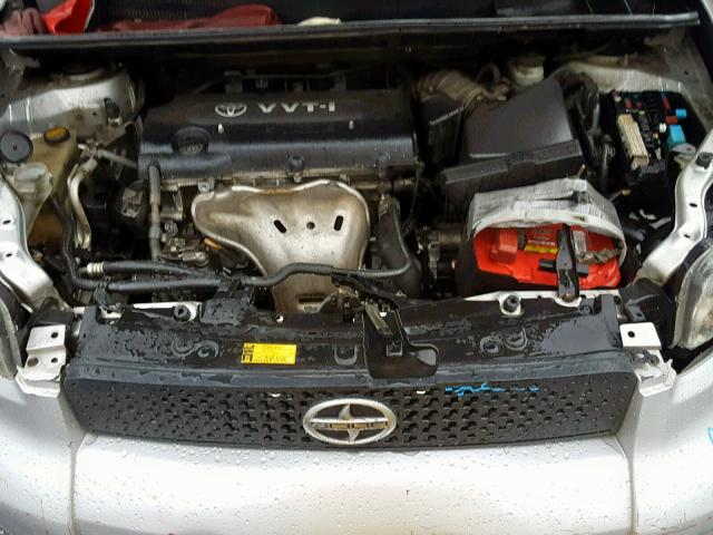 JTLKE50E081015935 - 2008 TOYOTA SCION XB Күміс фото 7