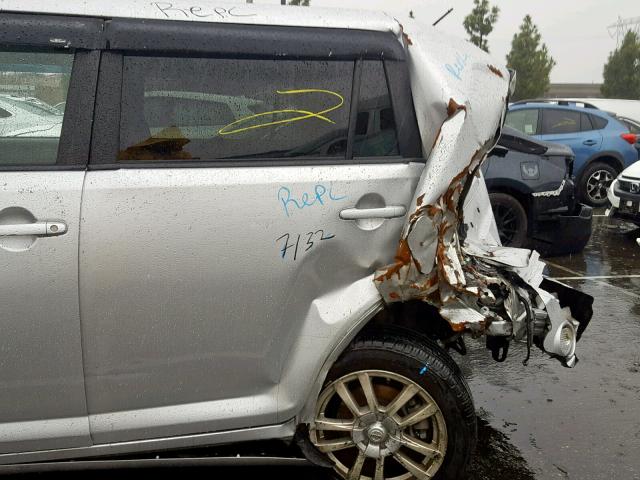 JTLKE50E081015935 - 2008 TOYOTA SCION XB Күміс фото 9