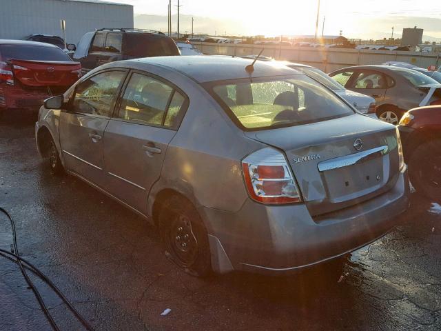 3N1AB6AP1CL652553 - 2012 NISSAN SENTRA 2.0 GRAY photo 3