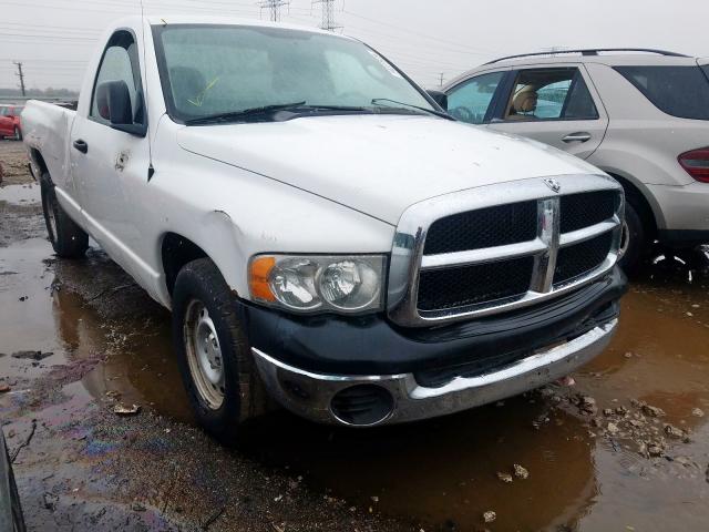 1D7HA16N35J581879 - 2005 DODGE RAM 1500 S WHITE photo 1