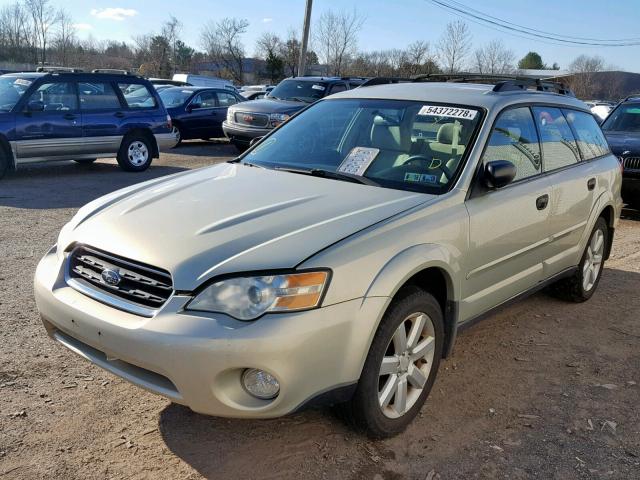 4S4BP61C477336795 - 2007 SUBARU LEGACY OUT GOLD photo 2