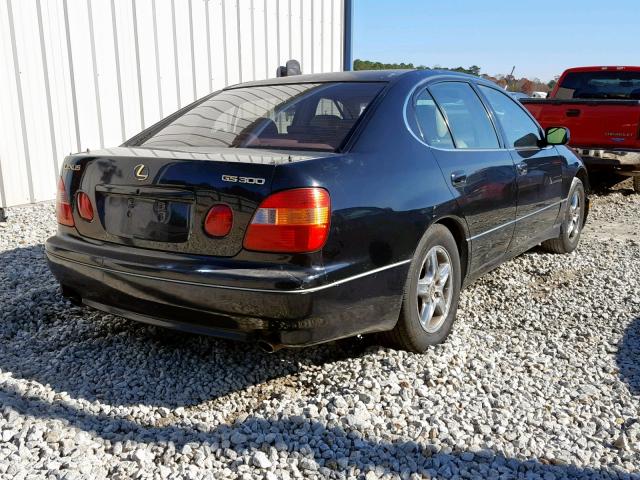 JT8BD68S9W0030563 - 1998 LEXUS GS 300 BLACK photo 4