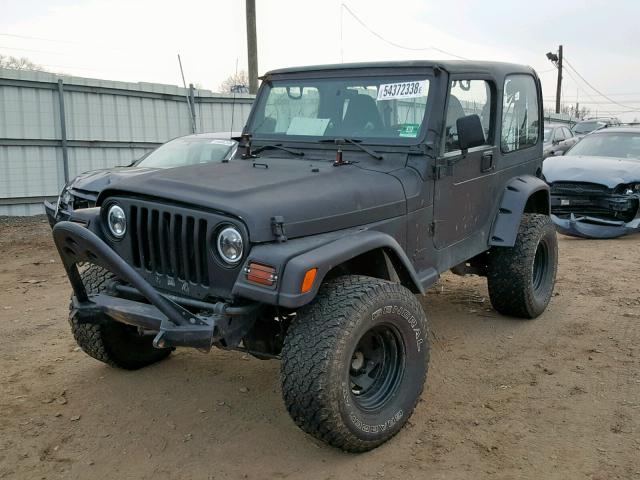 1J4FY19S5VP452483 - 1997 JEEP WRANGLER / BLACK photo 2