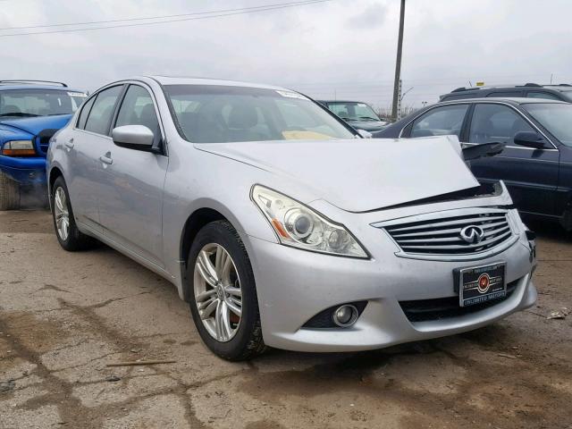 JN1DV6AR9BM651564 - 2011 INFINITI G25 SILVER photo 1