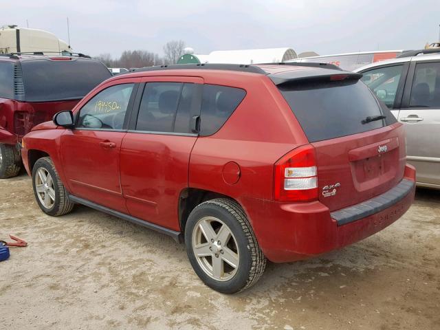 1J4NF4FB2AD511914 - 2010 JEEP COMPASS SP RED photo 3