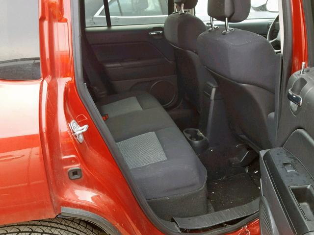 1J4NF4FB2AD511914 - 2010 JEEP COMPASS SP 红色 照片 6