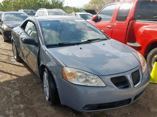 1G2ZH36N574208046 - 2007 PONTIAC G6 GT BLUE photo 1