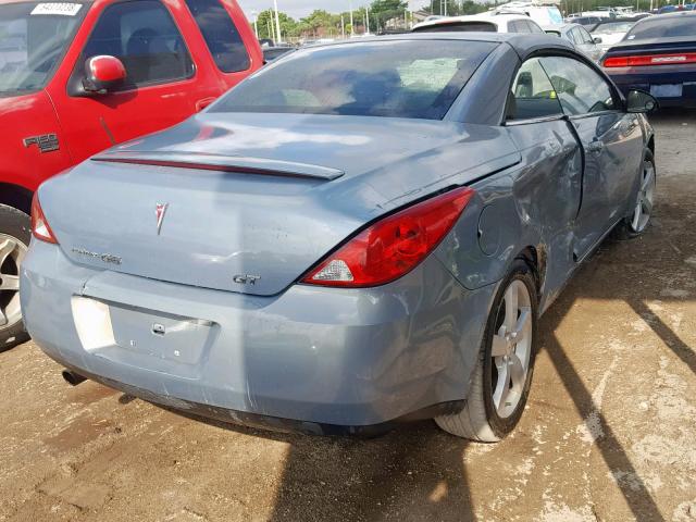 1G2ZH36N574208046 - 2007 PONTIAC G6 GT BLUE photo 4