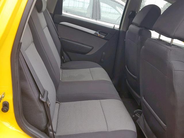 KL1TD6DE1AB135415 - 2010 CHEVROLET AVEO LS YELLOW photo 6