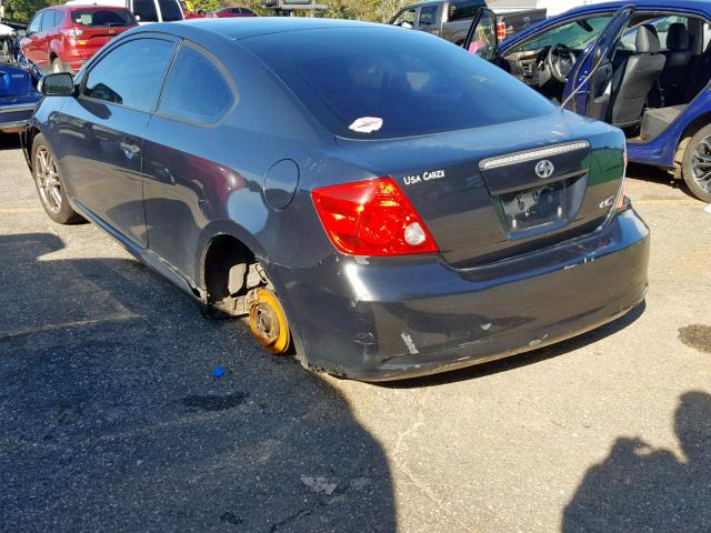 JTKDE177660082071 - 2006 TOYOTA SCION TC GRAY photo 3