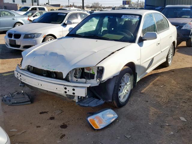 4S3BE625547210693 - 2004 SUBARU LEGACY L S WHITE photo 2