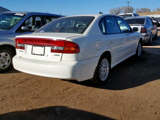 4S3BE625547210693 - 2004 SUBARU LEGACY L S WHITE photo 4