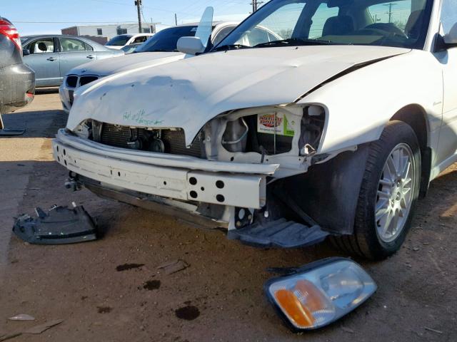 4S3BE625547210693 - 2004 SUBARU LEGACY L S WHITE photo 9