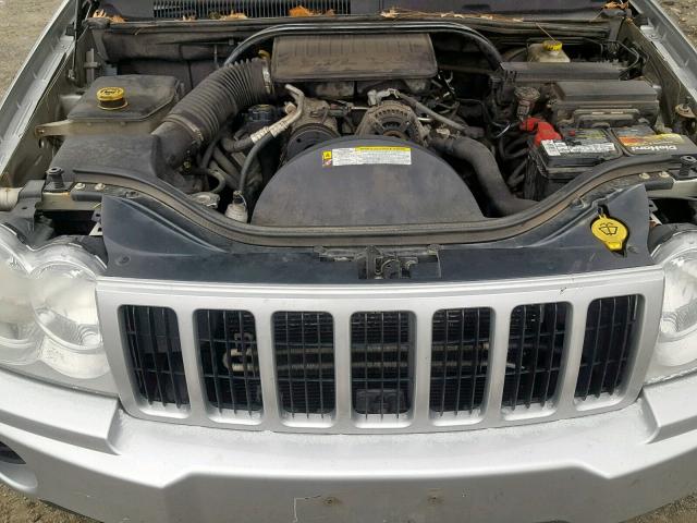 1J8GR48K97C615052 - 2007 JEEP GRAND CHER SILVER photo 7