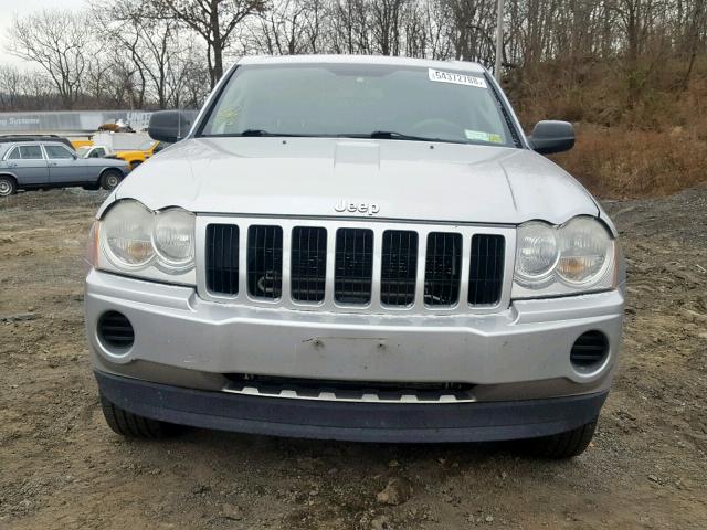 1J8GR48K97C615052 - 2007 JEEP GRAND CHER SILVER photo 9