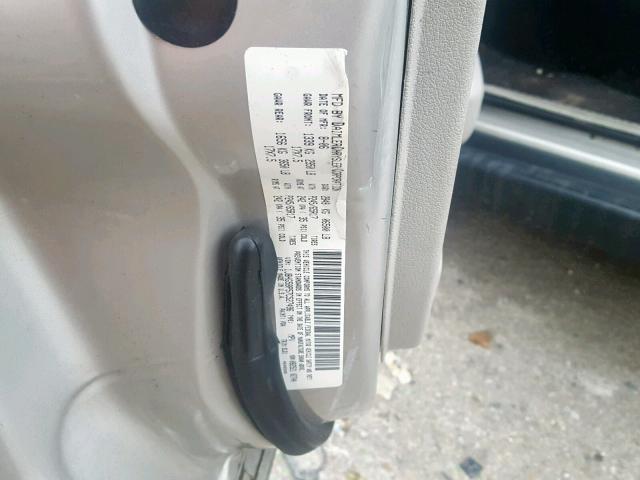 1J8HG58P57C527496 - 2007 JEEP COMMANDER Gümüş foto 10