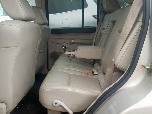 1J8HG58P57C527496 - 2007 JEEP COMMANDER Gümüş foto 6