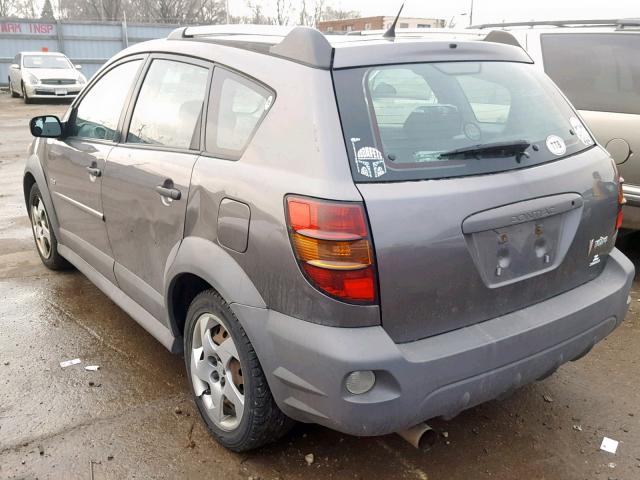 5Y2SL63845Z478624 - 2005 PONTIAC VIBE GRAY photo 3