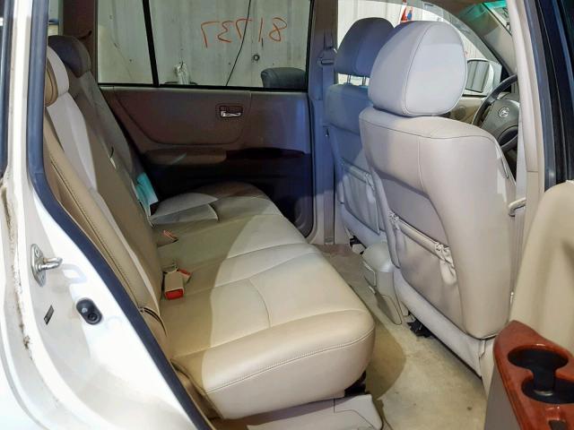 JTEEW21A170044411 - 2007 TOYOTA HIGHLANDER WHITE photo 6