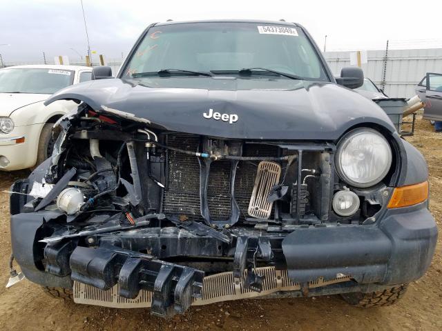 1J4GL48K07W554627 - 2007 JEEP LIBERTY SP BLACK photo 9