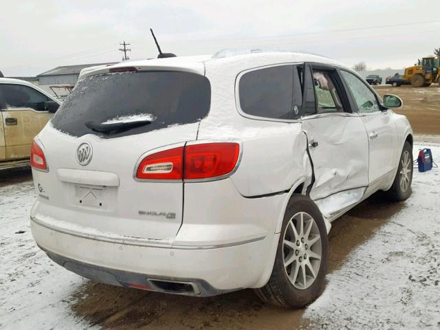 5GAKVBKD6HJ114310 - 2017 BUICK ENCLAVE WHITE photo 4