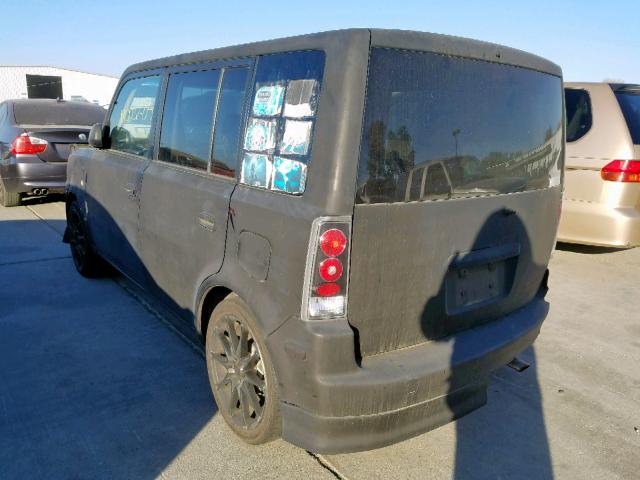 JTLKT324650217422 - 2005 TOYOTA SCION XB Schwarz Foto 3