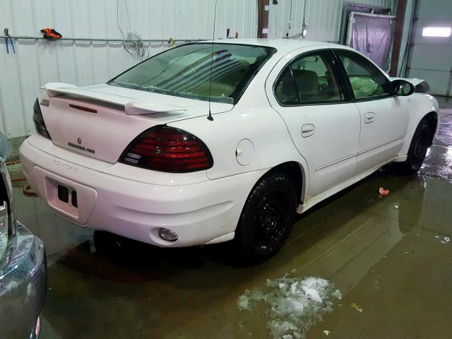 1G2NE52E35M188644 - 2005 PONTIAC GRAND AM S WHITE photo 4