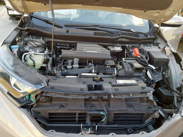 5J6RW1H82HL004559 - 2017 HONDA CR-V EXL TAN photo 7