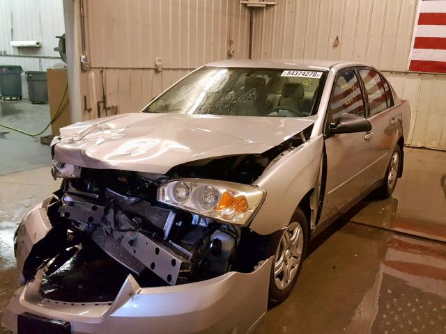 1G1ZS57F77F310235 - 2007 CHEVROLET MALIBU LS SILVER photo 2