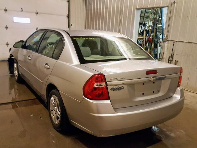 1G1ZS57F77F310235 - 2007 CHEVROLET MALIBU LS SILVER photo 3