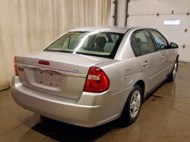 1G1ZS57F77F310235 - 2007 CHEVROLET MALIBU LS SILVER photo 4