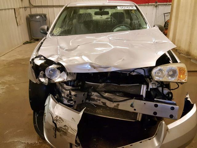 1G1ZS57F77F310235 - 2007 CHEVROLET MALIBU LS SILVER photo 9