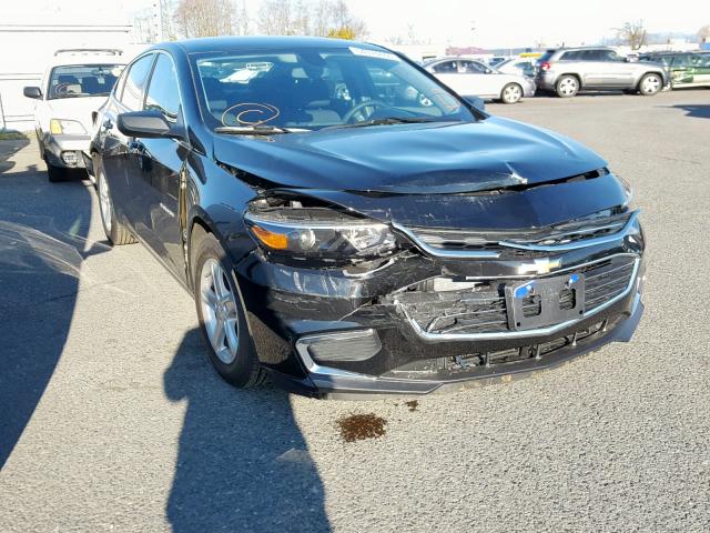 1G1ZB5ST0JF292939 - 2018 CHEVROLET MALIBU LS BLACK photo 1