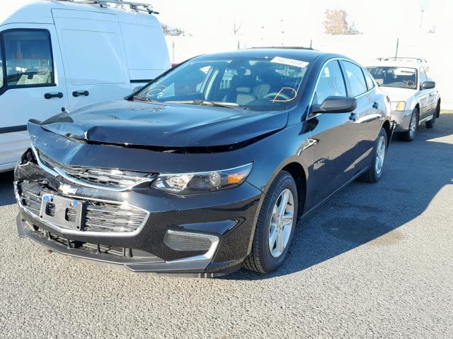 1G1ZB5ST0JF292939 - 2018 CHEVROLET MALIBU LS BLACK photo 2