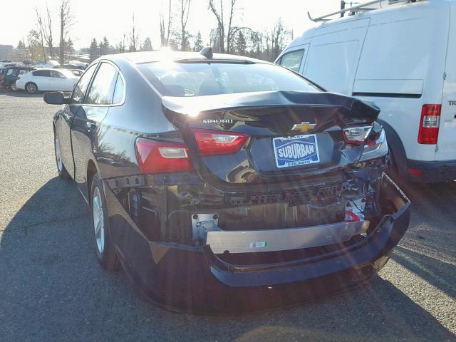 1G1ZB5ST0JF292939 - 2018 CHEVROLET MALIBU LS BLACK photo 3