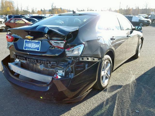 1G1ZB5ST0JF292939 - 2018 CHEVROLET MALIBU LS BLACK photo 4